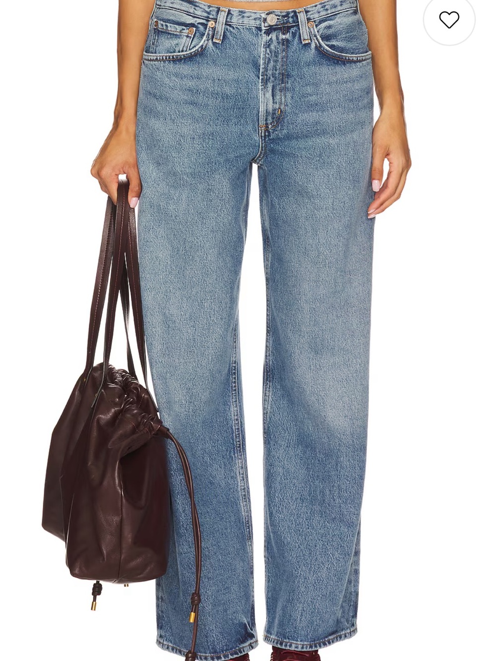 Free People Agolde Keira Jeans — downtown color